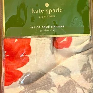 Kate Spade 20X20 100% Cotten Napkins-Garden Rose